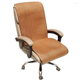 Pillow Office Chair One Piece Rattan Cool Pad Summer Fixed With Recliner Non Slip Heat Dissipation Mat