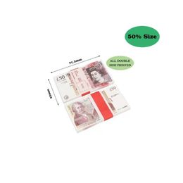 Other Festive Party Supplies Prop Money Copy Banknote 10 Dollars Toy Currency Fake Children Gift 50 Dollar Ticket Faux Billet Drop Del Otfui