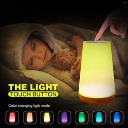 Table Lamps Internet Ity Voice Controlled Clapping Touch Lamp Usb Rechargeable Timing Bedside Atmosphere