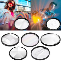 77mm 82mm Pography Special Effects Filters Prism SLR Camera Lens Accessories for Canon 240510