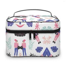 Cosmetic Bags Customised Pattern Makeup Bag Fashion Women Printing Multifunction Toiletries Organiser Storage Wash