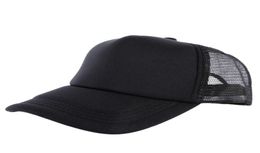 Whole Adjustable Summer Cozy Hats for Men Women Attractive Casual Snapback Solid Baseball Cap Mesh Blank Visor Outside Hat V29144492