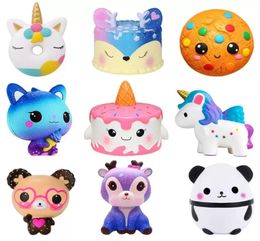 Jumbo Squishy Kawaii Horse Cake Deer Animal Panda Squishes Slow Rising Stress Relief Squeeze Toys for Kids6398794