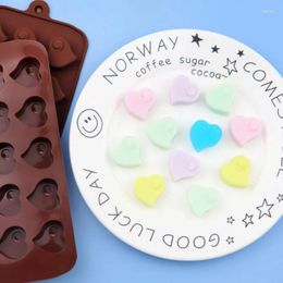 Baking Moulds Valentine's Day Series Gift Silicone Chocolate Mould Love With Clouds Ice Grid Mould Homemade DIY 372