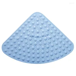 Bath Mats Promotion! Bathroom Antislip Mat Household Toilet Foot Shower Antidrop With Suction Cup Sector Shape