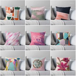 Pillow Home Decoration Modern Living Room Sofa Bed Embrace Pillowcase 45 Bohemian 50 Plush 40 Color Printed Cover