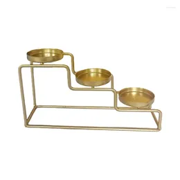 Candle Holders Ladder Shape Iron Table Tealight Holder Retro Metal Candlestick Candelabra Decor