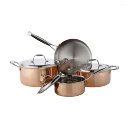 Cookware Sets Good Quality 4 Pcs Non Stick Stainless Steel