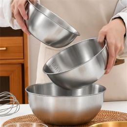 Bowls Multi Functional Stainless Steel Vegetable Bow Egg Mixing Bowl Drain Basket Soup Basin Kitchen Cooking Storage Tool