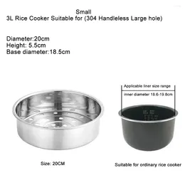 Double Boilers Stainless Food Steamer Basket Vegetable Fruit Mesh Rack Cookware Utensils For Cooking Steam Dia.21/20cm