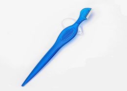 Whole Mini Shaving Razor Blades for Women Eyelash Thinning Shear Comb Facial Care Makeup Tool Portable Eyebrow Trimm5787564