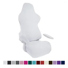 Chair Covers Office Computer Gaming Cover Solid Washable Universal Soft Armchair Seat Protector For Dinning