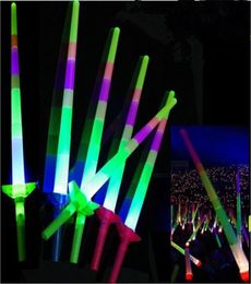 Telescopic Glow Sticks Flash Light Up Toy Fluorescent Sword Concert Activities Props Christmas Carnival Light Stick Toys5150423