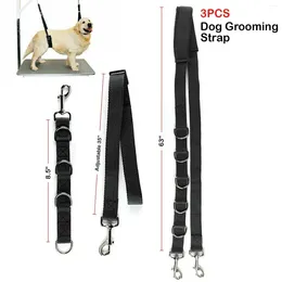 Dog Collars 1pc Grooming Rope Pet Strap Set Leash Solid Chain Collar Bath Supplies