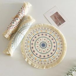 Table Cloth Woven Round Pad Home Kitchen Insulated Anti-Scald