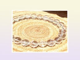 MG1583 Strand 8 MM RARE Satyaloka Clear Azeztulite Bracelet Womens Mens Pure White Light Holy Stone Bracelet Energy Flow Jewelry516261090