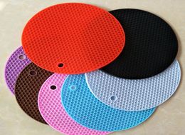 DIY cooking Mould slicone Honeycomb Mat Nonslip Heat Pad Food Platform isolated pad2174218