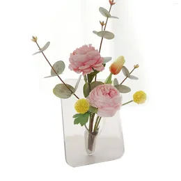 Vases Acrylic Decorative Flower Vase Transparent Table Ornaments Fit For All Kinds Of Flowers