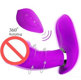 Female butterfly Dildo Vibrator USB Wireless Remote Control Vibrators For Women Adult Sex Toys Swing Vibrating G Spot Stimulator B9833457