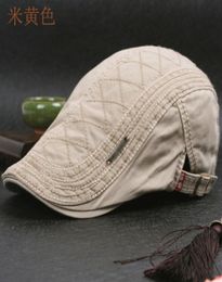 HT599 100 Cotton Men039s Gatsby Cap Newsboy Ivy Hat Vintage Gorras Casquette Hats for Women Unisex Beret Cap Hat Mens Cabbie H2012474