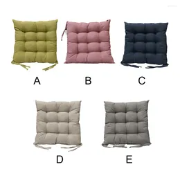 Pillow Linen Seat Breathable Square PP Cotton Solid Colour Nonslip Unfading Armchair Sofa Couch Pad Mat Accessories