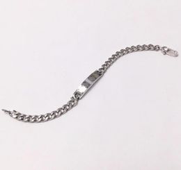 Whole G letter arc face square skull titanium steel men039s love charm bracelets bangles Jewellery Pulseiras4060490