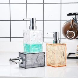 Liquid Soap Dispenser Premium Quality Bath Dispensers Acrylic Material Refillable Container Leak-Proof Plastic Pump Hand-Pump Jar