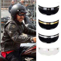 Motorcycle Helmets Sun Shade Protector With Three-Clip Design Easy Instal Vintage Style Hat Accessories Helmet Windshield For