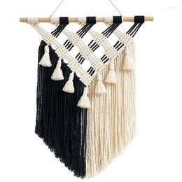 Tapestries Big Macrame Wall Hanging Tapestry With Tassels Hand Woven Nordic Style For Living Room Bedroom House Art Decor Boho