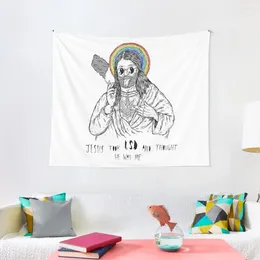 Tapestries Bad Jesus :( Tapestry Room Decoration Accessories Carpet Wall Art House Decor
