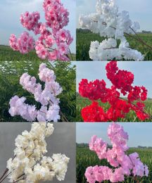 Artificial Cherry Blossom Flowers Long Stem Simulation Sakura Branches Flower for Home Wedding Party Decoration 1282 D37752669