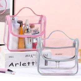 Cosmetic Bags Organizer Case Wash Pouch Large Capacity Transparent Makeup Bag Toiletry Waterproof Storage PVC