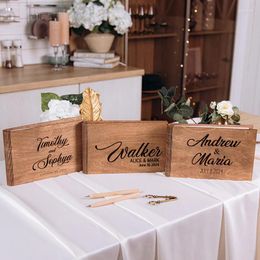 Party Supplies Wedding Gift Rustic Guest Book Custom Name And Date Personalized Boho Bridal Shower Decor Po Guestbook
