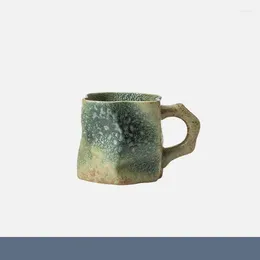 Mugs Shaped Creative Coarse Ceramic Coffee Mug Handmade Japanese Retro Hand Brewed Tea Cup Breakfast