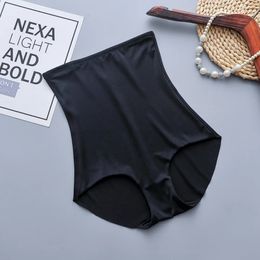 High Waist Corset Postpartum Abdominal Panties Ice Silk Seamless Thin Section Slimming Butt Lifting Binding Body Shaper Pants 240428