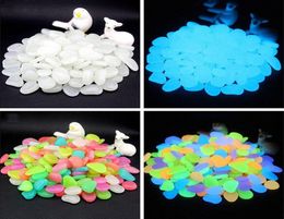 50 pcpack Luminous Stone Fluorescent Aquarium Pebbles Fish Tank Garden Decoration Luminous Stone 2113951