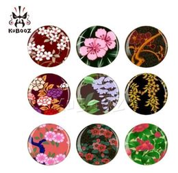 KUBOOZ Acrylic Ancient Plant Flowers Ear Plugs Tunnels Piercings Body Jewellery Piercing Gauges Expander Stretchers Whole 625mm891206356608