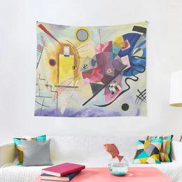 Tapestries Wassily Kandinsky | Yellow-Red-Blue Tapestry Aesthetic Decoration Aesthetics For Room