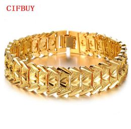 CIFBUY Gold Color Bracelets For Men Women Jewelry Whole Vintage Fashion Big Flower Bracelets Bangles 4017048136