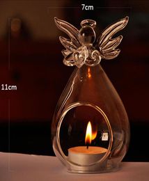 Brand New Angel Glass Crystal Hanging Tea Light Candle Holder Home Decor Candlestick 01 Q1905051579869