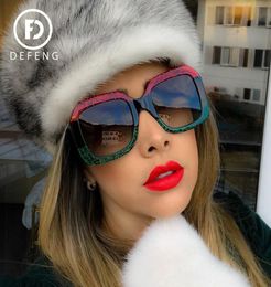 Defeng 28031 Accessories Sunglasses European and American fashion big frame women039s trendy women men039s glasses5229195