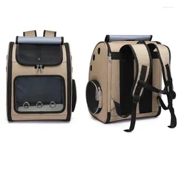 Cat Carriers Pet Carrier Backpack Mesh Breathable Foldable Travel Bags For Small Dogs Cats Rabbits Hiking