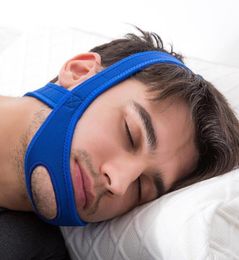 New Neoprene Anti Snore Sleeping Care Tools Stop Snoring Chin Strap Belt Anti Apnea Jaw Solution Sleep Support Apnea Belt1771390