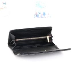 Wholesale Designer Women Wallet Leather Multicolor Candy Colour Coin Purse Long Wallets Lady Card Holder Classic Mini Zipper Pocket 294n
