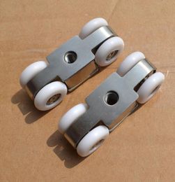 ultraquiet wooden door roller furniture sliding window pulley hanging track nylon wheel glass bearing hardware3915454