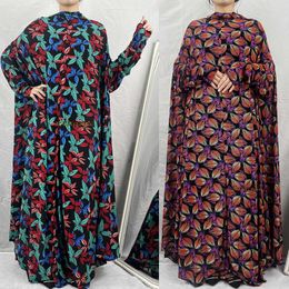 Ethnic Clothing 1 Pieces Set Women Islamic Clothing Abaya Dress full Cover Hijab Luxury Dubai Malaysia Arab Muslim Traditional Comes T240510