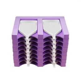 Storage Bags 16 Slots Tray Organizer Accessories Tools Kits Purple