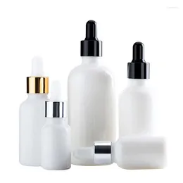 Storage Bottles Pay For 30ml White Glass Bottle And Gold Cap 500 Pcs Extra 50
