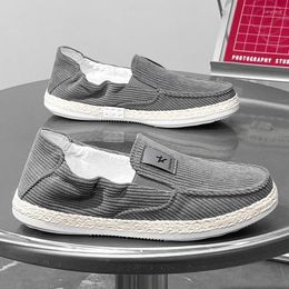 Casual Shoes 2024 Classic Men's Slip-On Loafers For Men Moccasins Quality Flats Trend Driving Outdoor Walking Sneakers