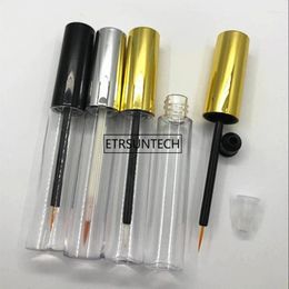 Storage Bottles 10ml Tube Empty Eyeliner Transparent Cosmetic Container Liquid Bottle With Brush Cap F1835